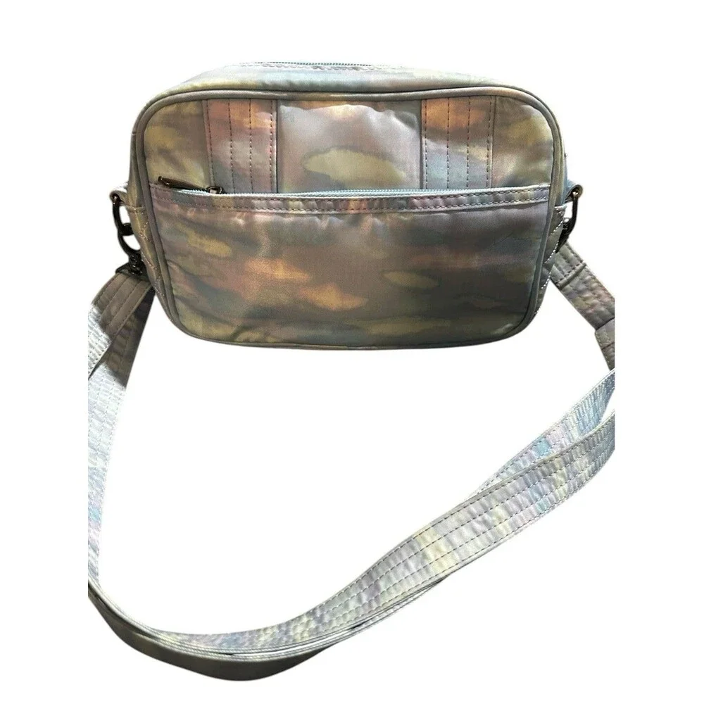 Lug Carousel RFID Convertible Crossbody Secure Travel Purse 9x7 Mystic Sea Glass